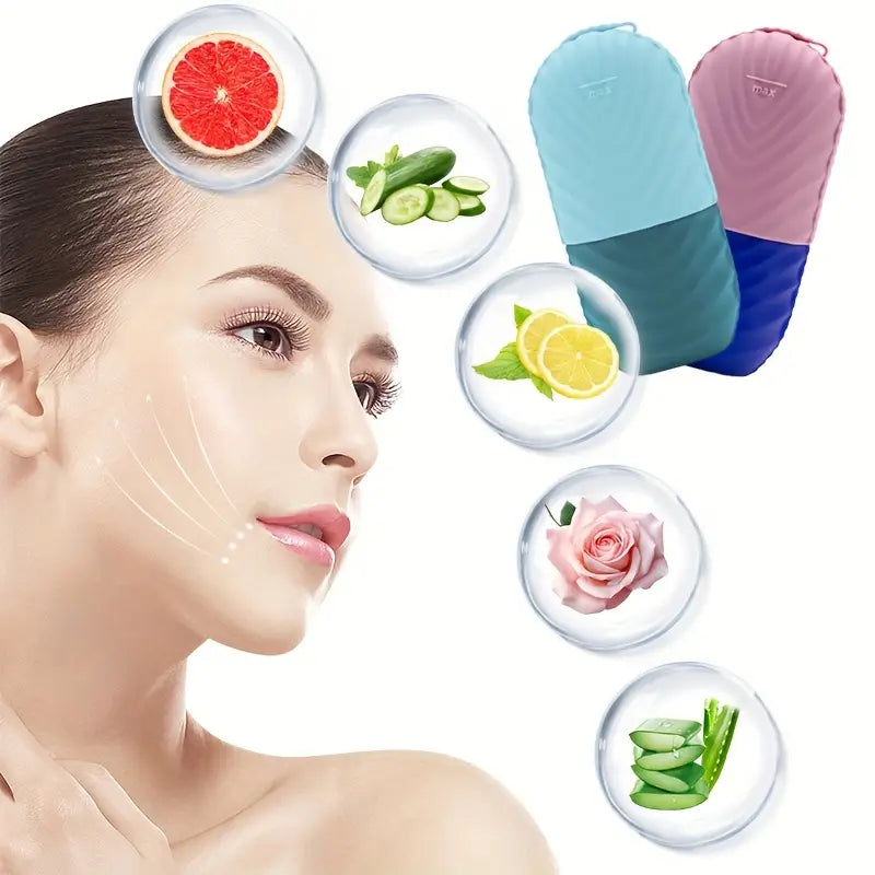 ❄️✨ ¡Revoluciona tu rutina de belleza con nuestro Molde Masajeador de Hielo! ✨❄️
