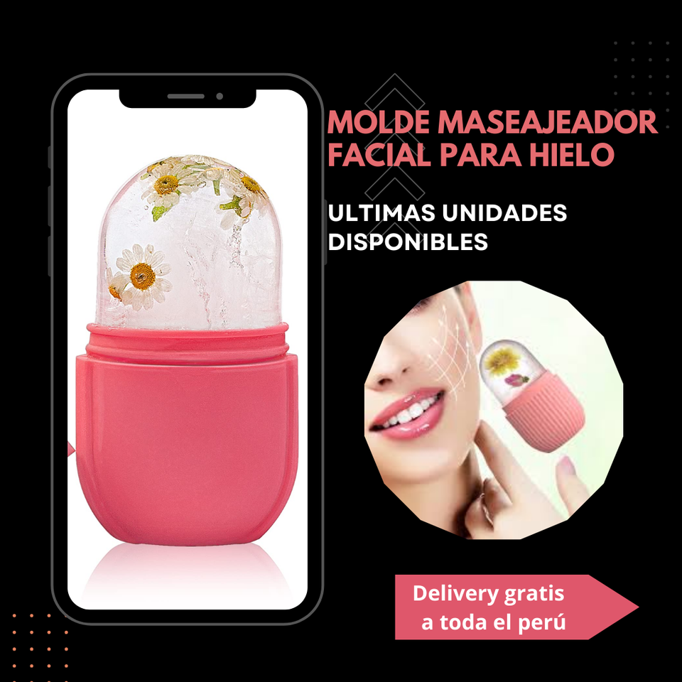 ❄️✨ ¡Revoluciona tu rutina de belleza con nuestro Molde Masajeador de Hielo! ✨❄️